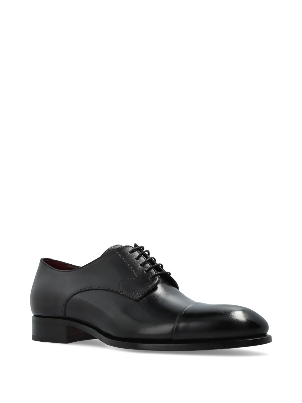 Brioni Leren Oxford schoenen - Zwart