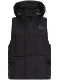 Canada Goose logo-patch gilet - Black