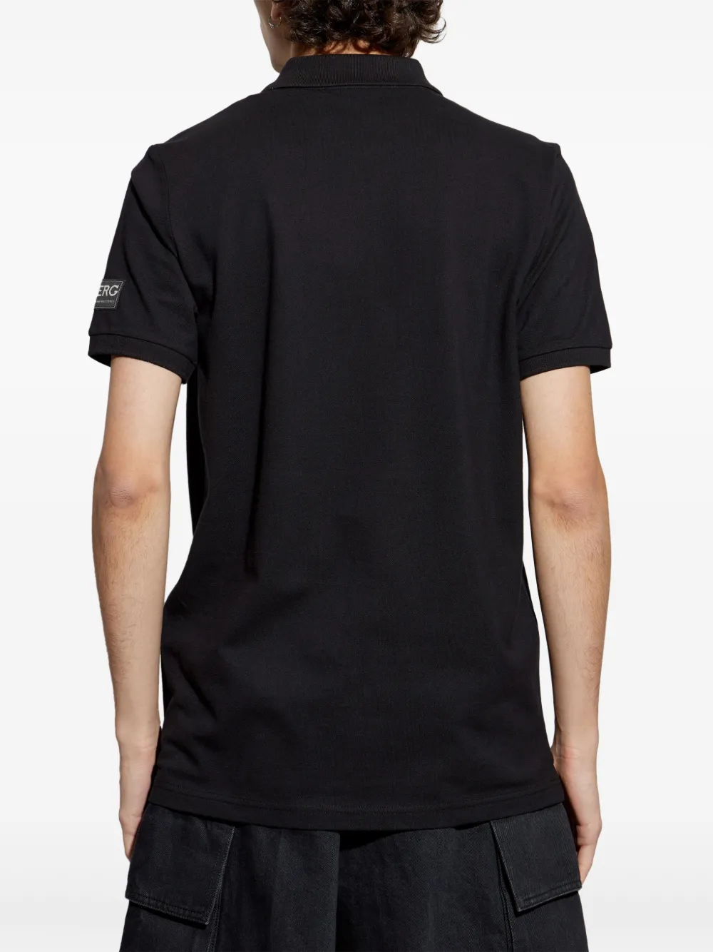 Iceberg Poloshirt met print Zwart