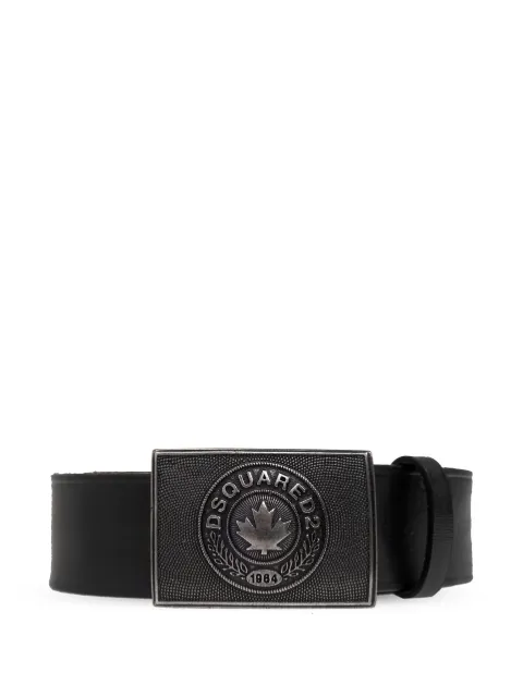 DSQUARED2 logo-buckle belt