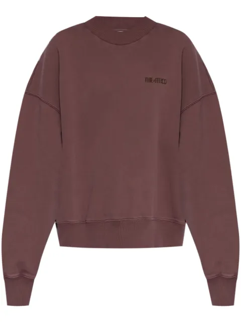 The Attico sudadera con logo bordado