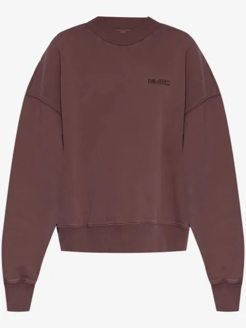 The Attico sudadera con logo bordado