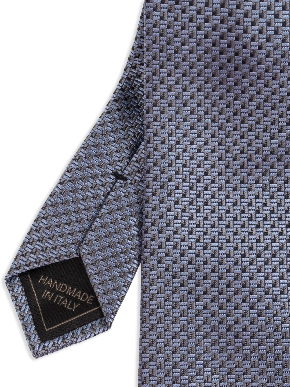 Brioni Stopdas met jacquard-patroon Blauw