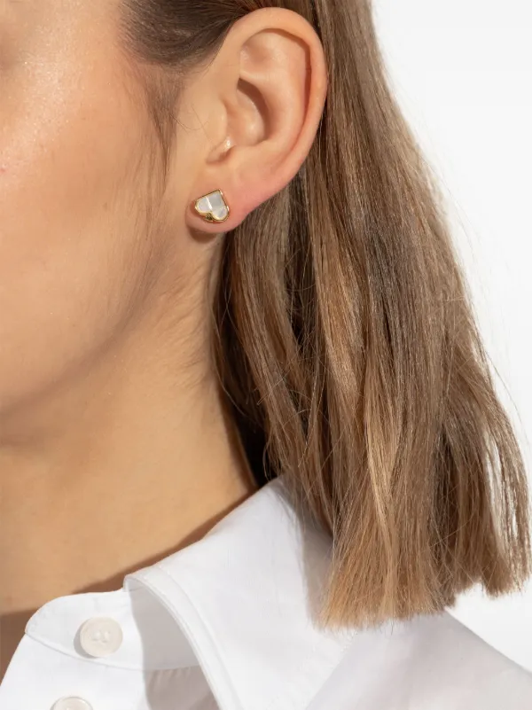 Kate Spade ハート ピアス | ゴールドトーン | FARFETCH JP