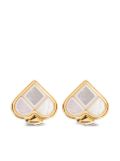 Kate Spade heart stud earrings - Gold