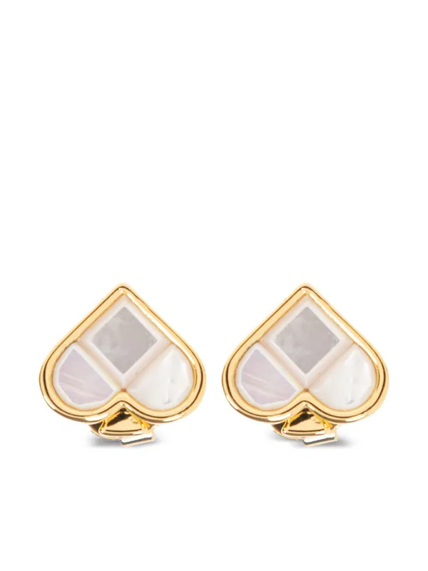 Kate Spade ハート ピアス | ゴールドトーン | FARFETCH JP