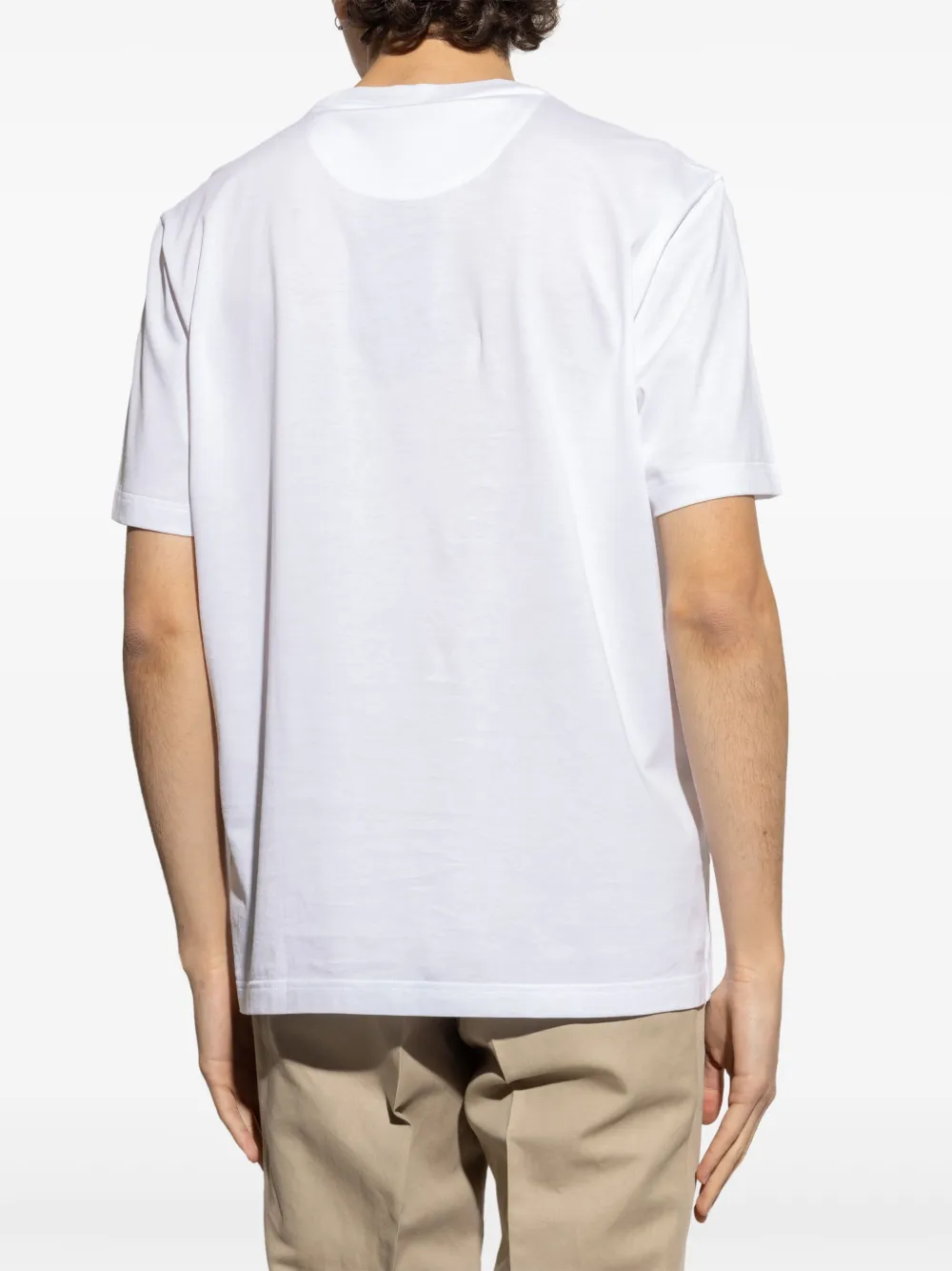 Brioni T-shirt met ronde hals Wit