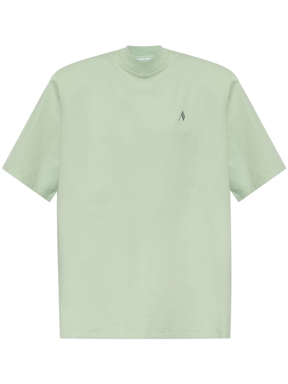 The Attico T-shirt met geborduurd logo Groen