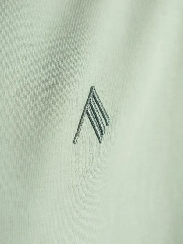 The Attico logo-embroidered T-shirt | Green | FARFETCH AZ