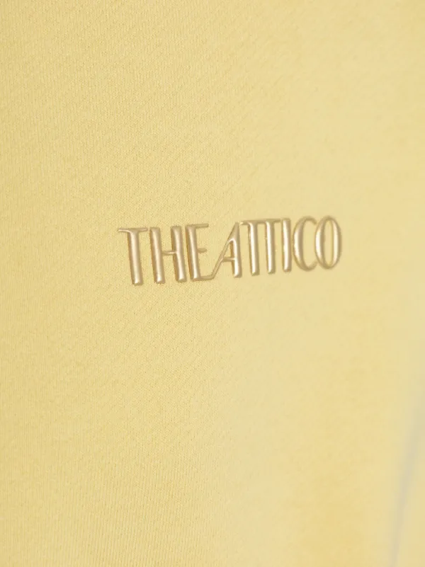 ブルゾン THE ATTICO Logo sweatshirt The Attico Logo Sweatshirt | Yellow | FARFETCH JO
