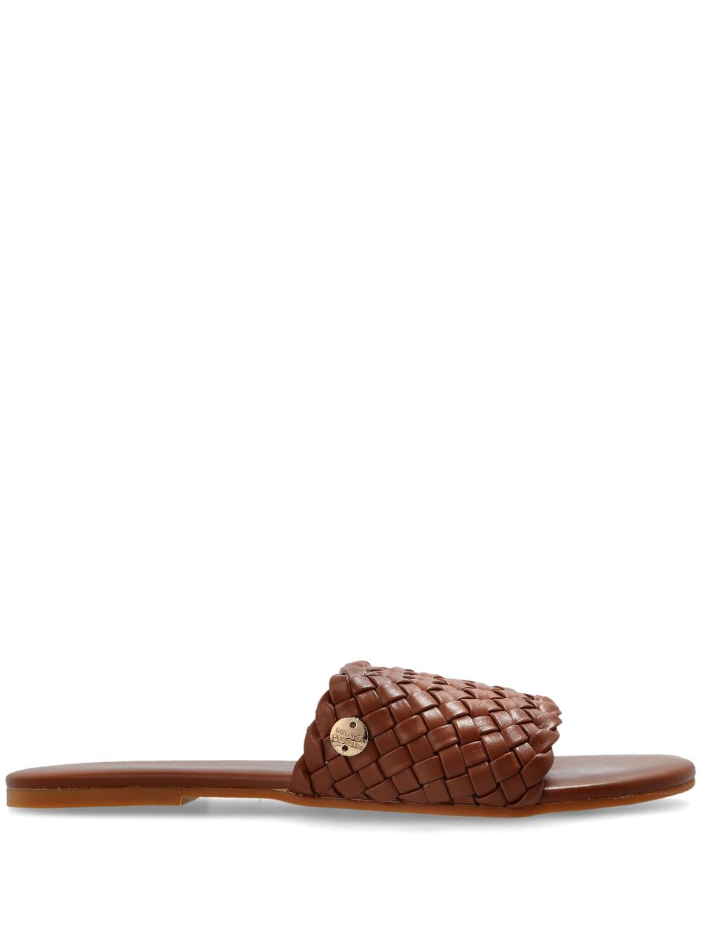 Melissa Odabash woven slides Brown