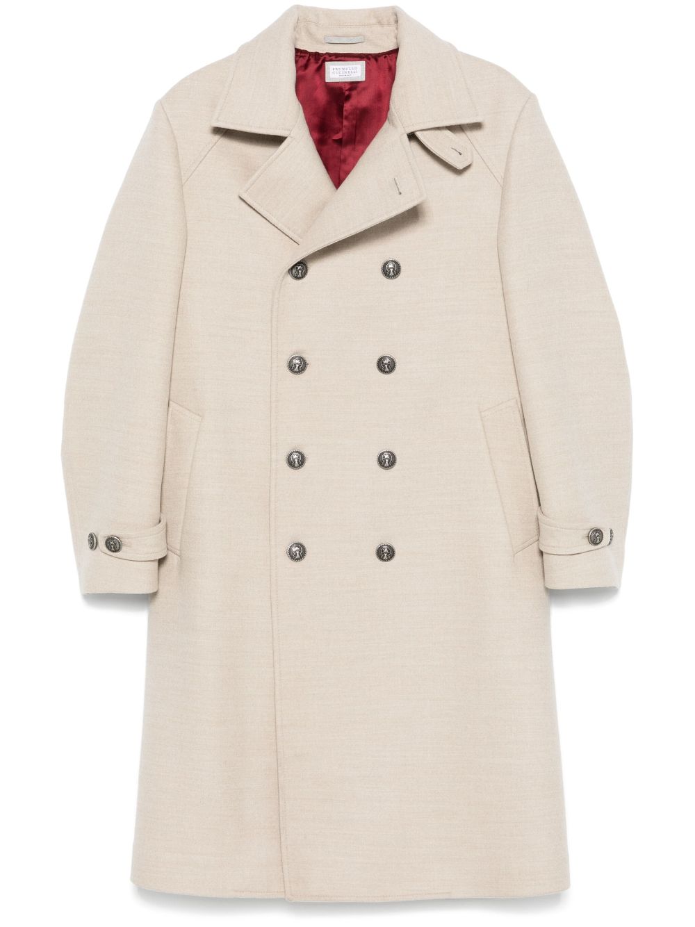 Brunello Cucinelli wool coat - Neutrals