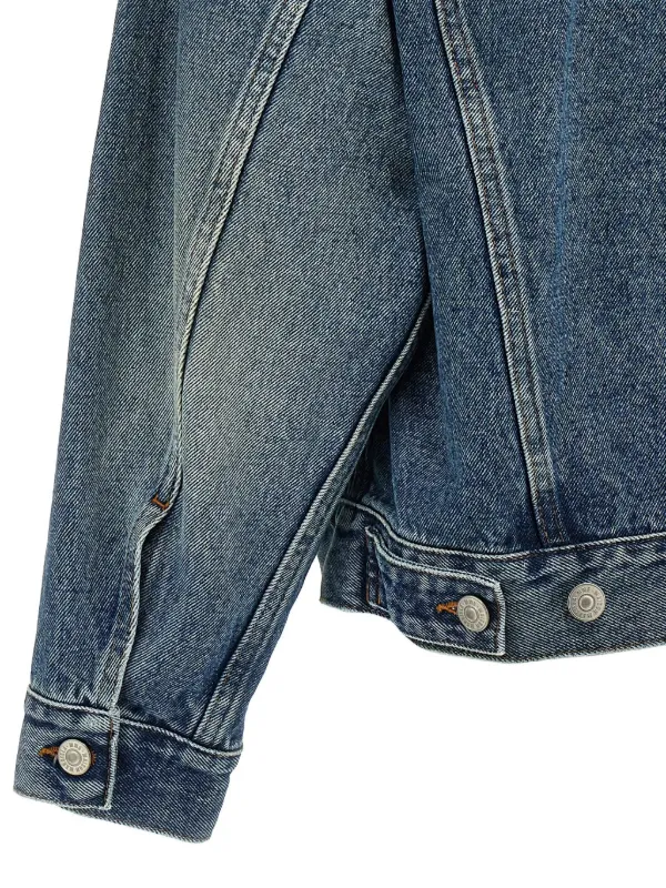 MM6 Maison Margiela カットアウト デニムジャケット | ブルー