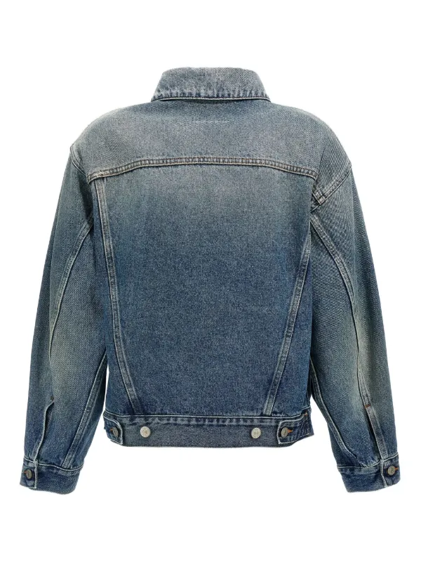 MM6 Maison Margiela cut-out Denim Jacket | Blue | FARFETCH MM6 Maison Margiela cut-out Denim Jacket | Blue | FARFETCH
