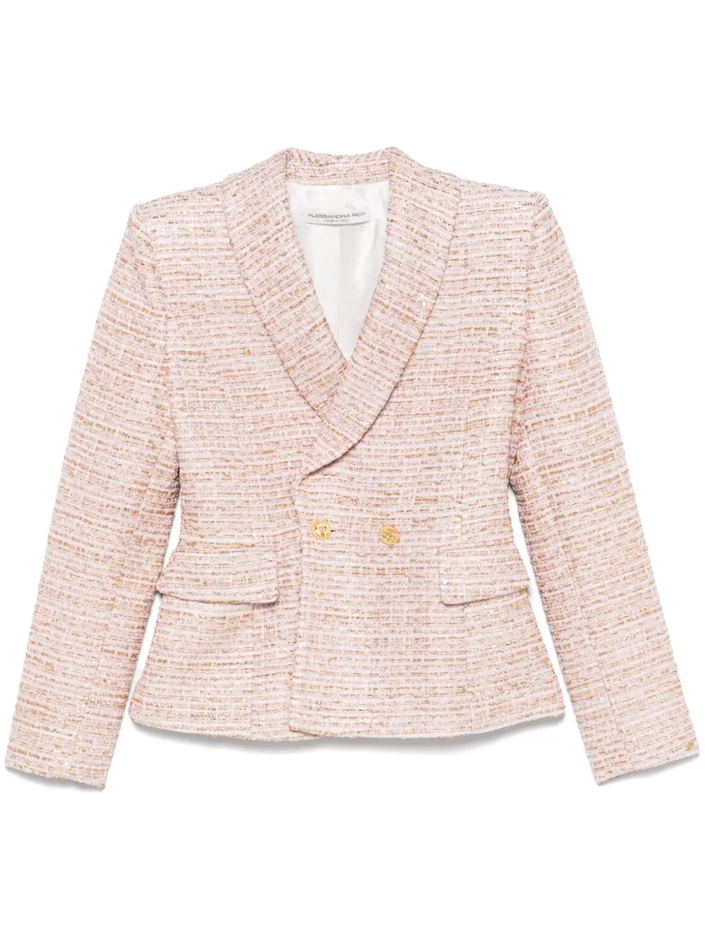 lurex tweed blazer