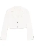 Palm Angels cropped blazer - White