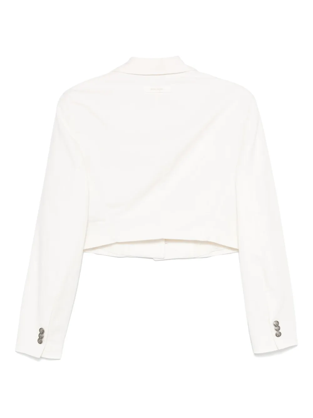 Palm Angels Cropped blazer - Wit