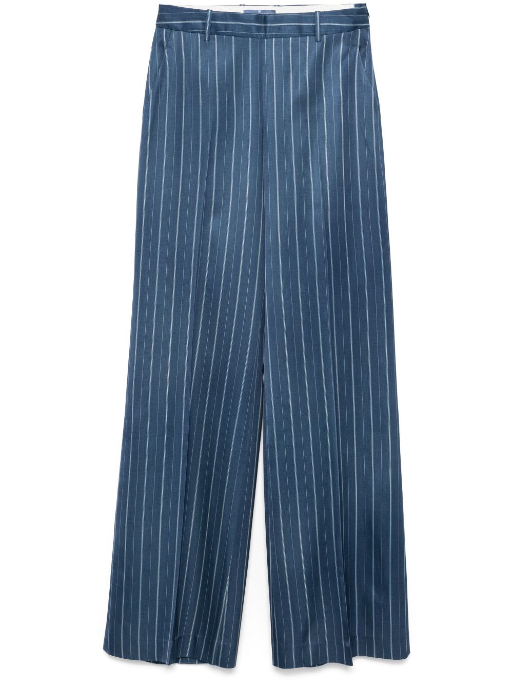 Ermanno Scervino pinstriped palazzo trousers - Blue