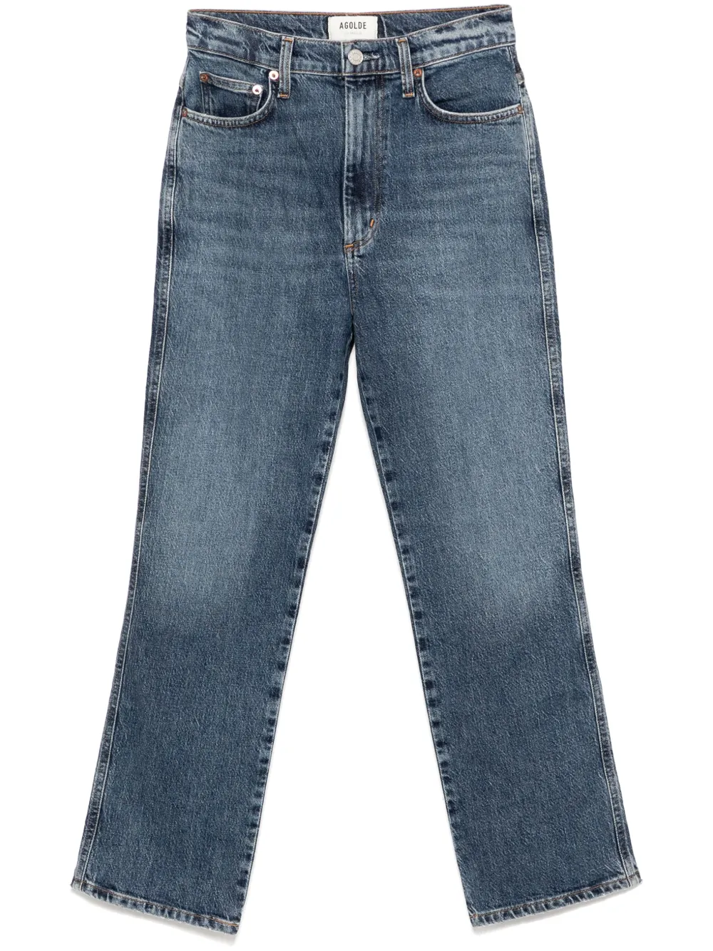 straight-leg jeans