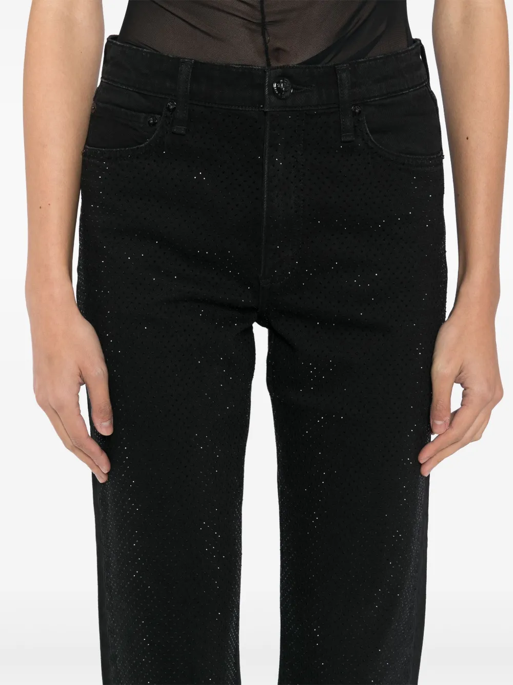 rag & bone Harlow jeans Zwart