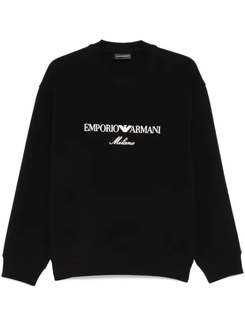 Emporio Armani sudadera con logo bordado