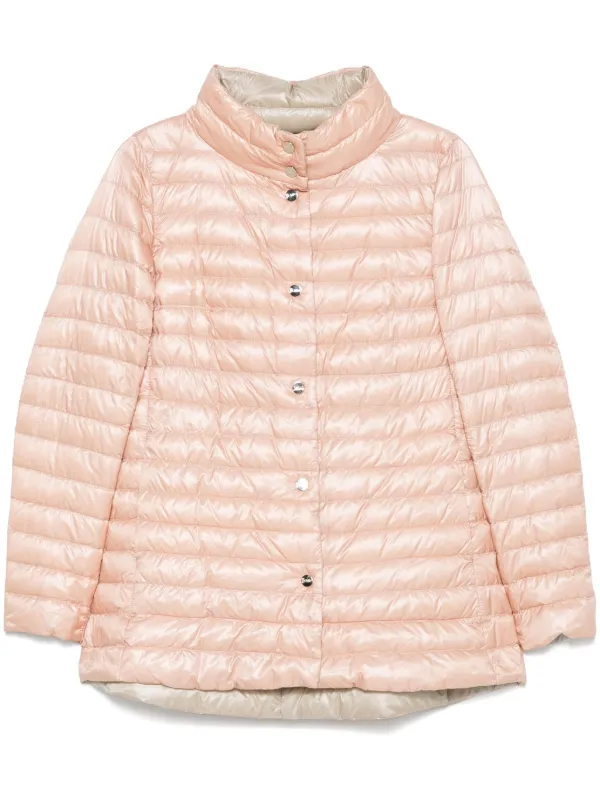 Herno Quilted Reversible Jacket in Pink