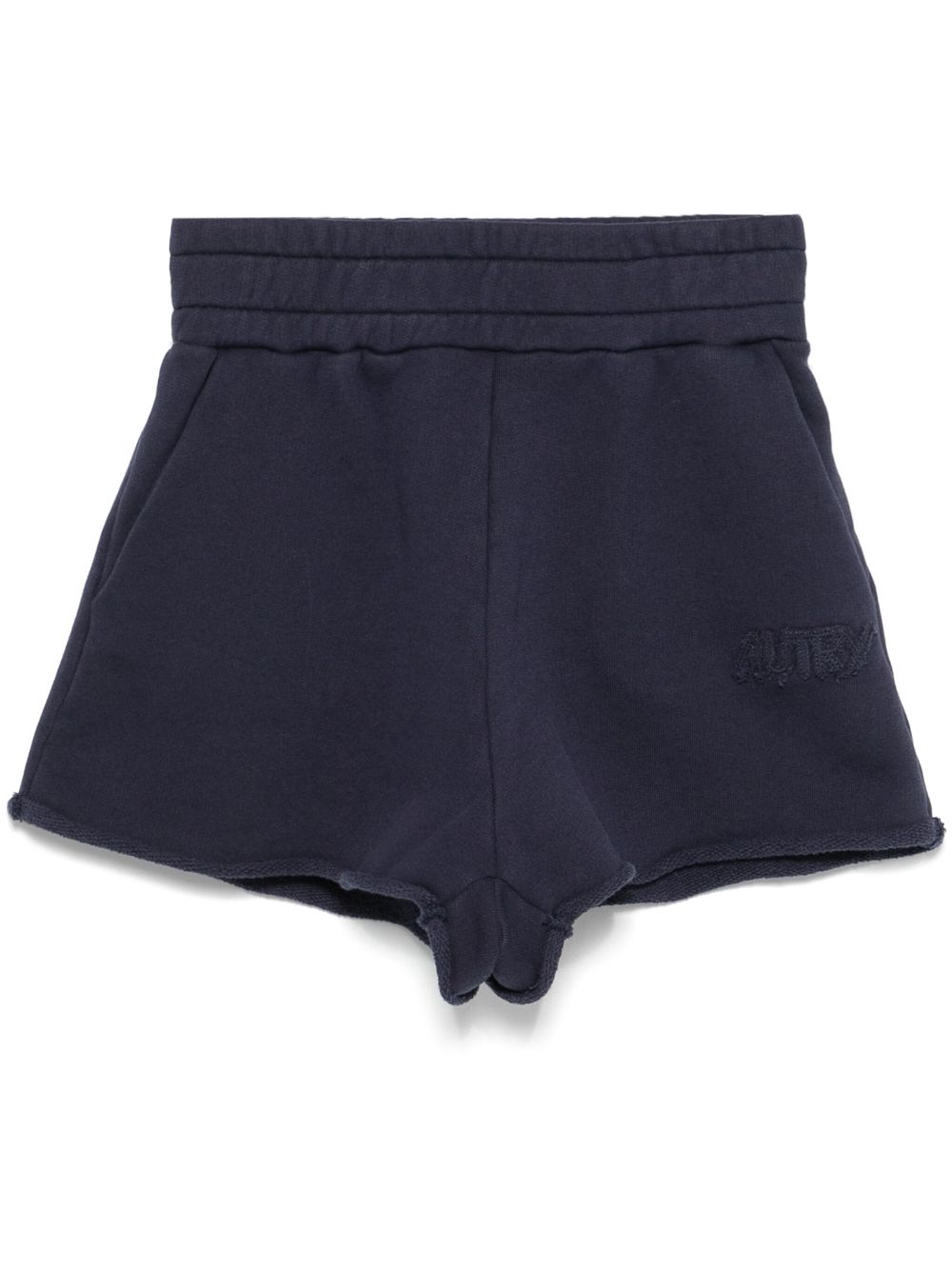 Autry jersey-texture track shorts - Blue