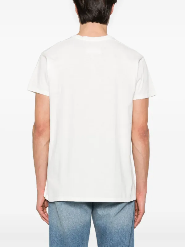 Maison Margiela ナンバーロゴ Tシャツ ホワイト M Maison Margiela ナンバーモチーフ Tシャツ | ホワイト | FARFETCH JP