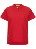 Shanghai Tang floral-embroidered polo shirt
