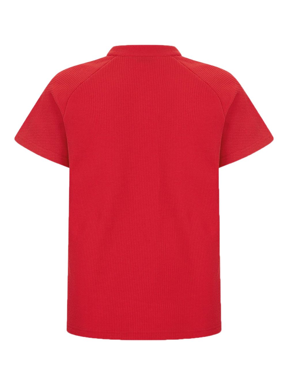 Shanghai Tang floral-embroidered polo shirt - Rood