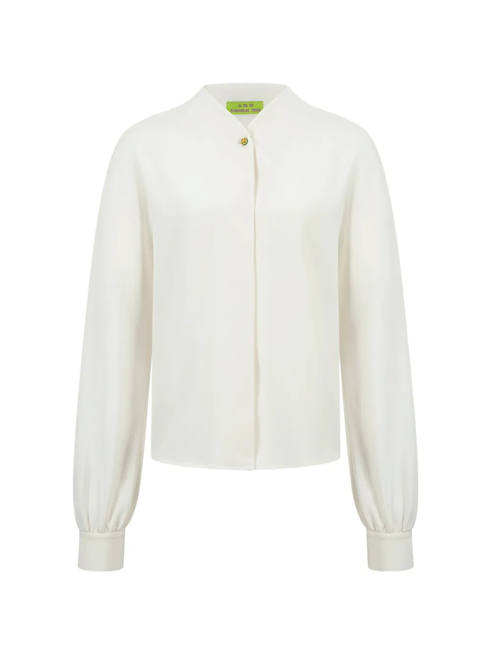 Shanghai Tang Jade long-sleeve blouse - Toni neutri