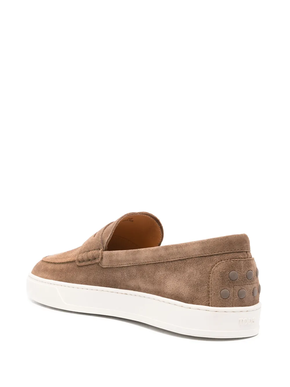 Tod's suede loafers Brown