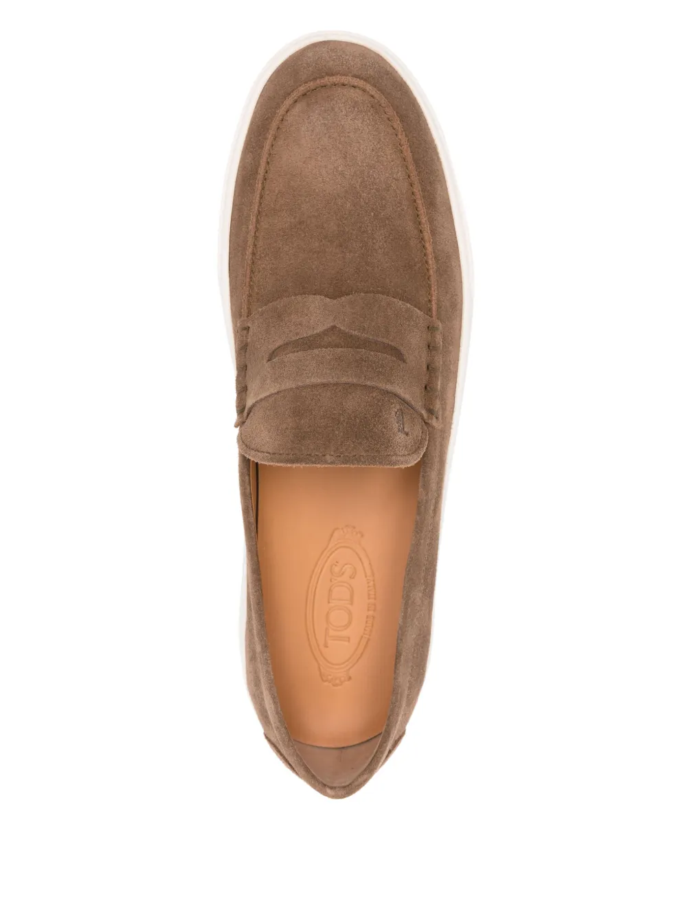 Tod's suede loafers Brown