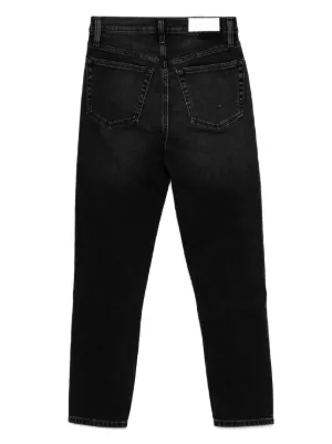 リダンRe/Done High Rise Straight Cuffed RE/DONE | Denim