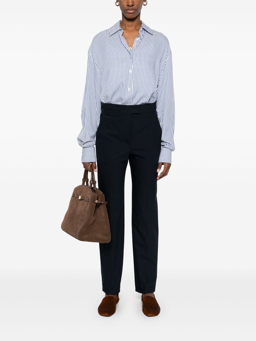 Brunello Cucinelli tapered trousers - Blue