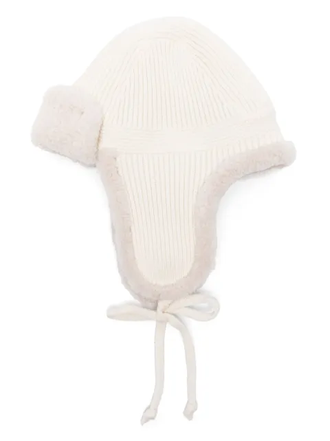 Miu Miu logo-patch trapper hat