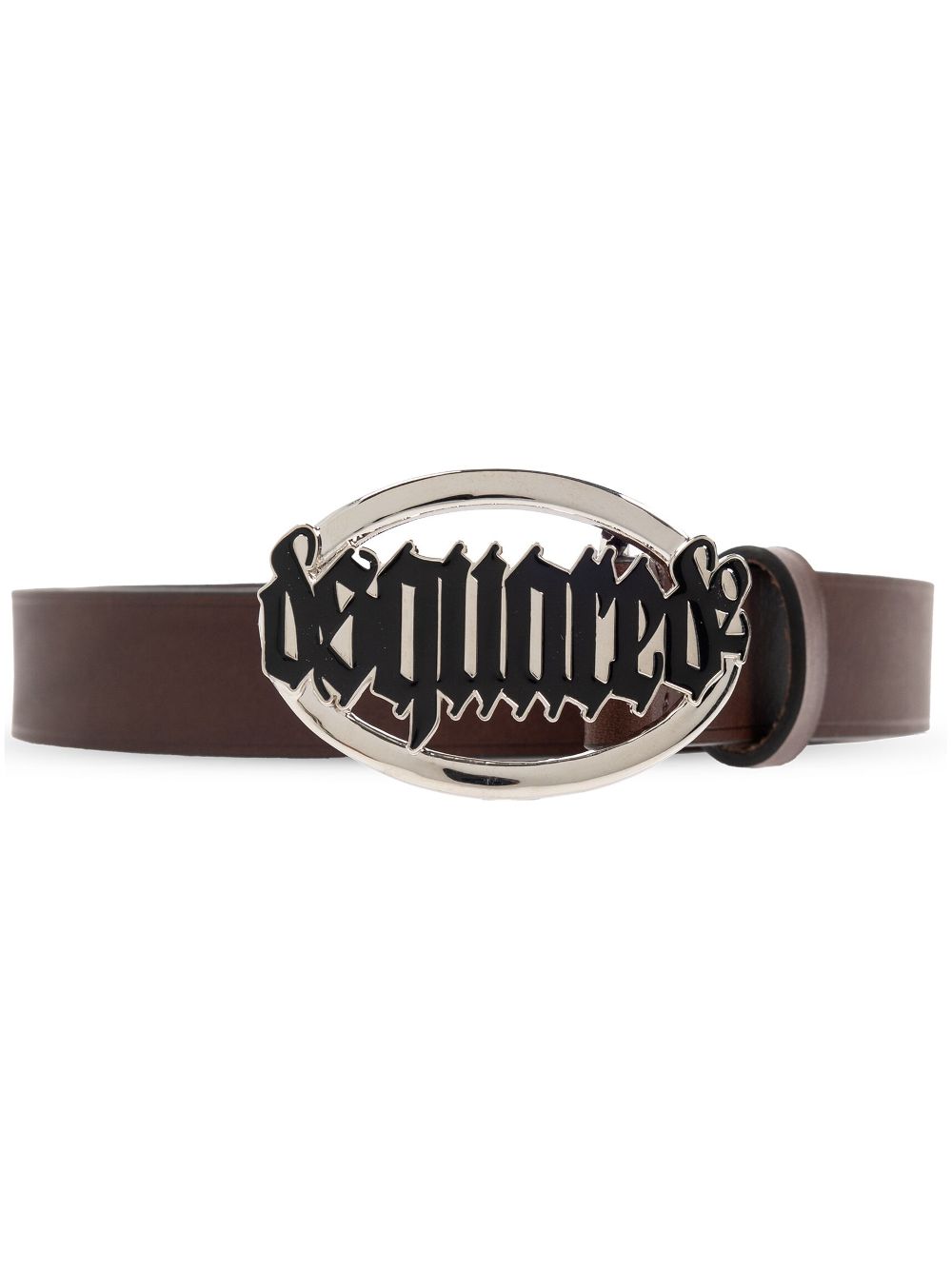 DSQUARED2 logo-buckle belt - Brown