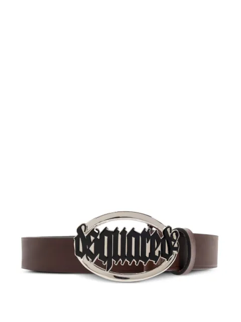DSQUARED2 logo-buckle belt