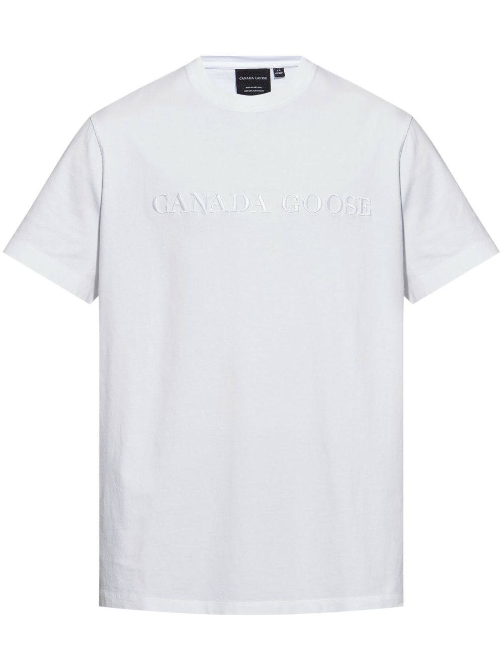 Canada Goose logo-embroidered T-shirt - White