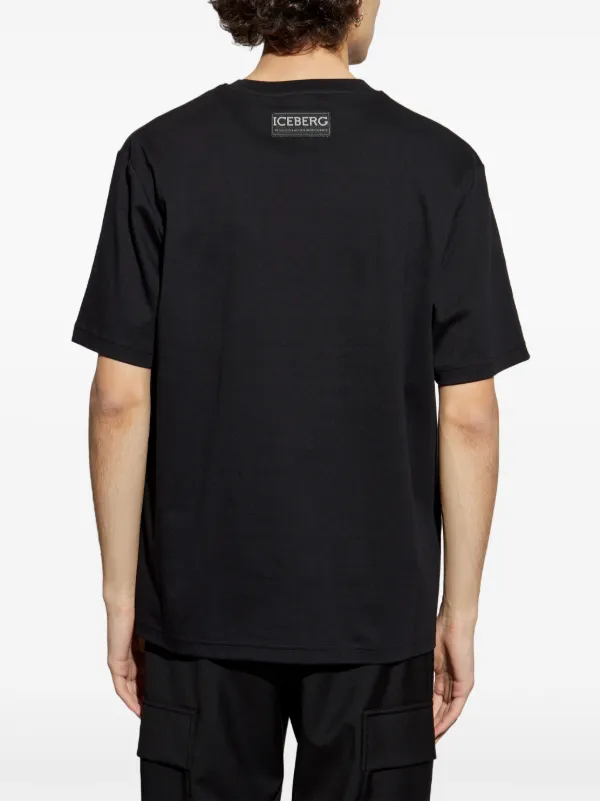Tシャツ・カットソー ICE B ICEBERG Men T Shirts F021 63079000 Black Tシャツ・カットソー ICE B ICEBERG Men T Shirts F021 63079000