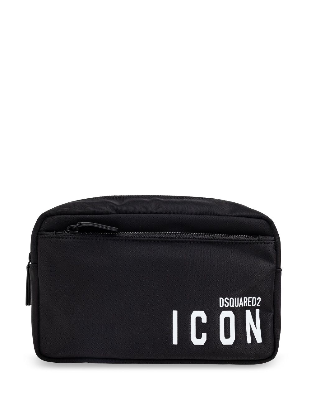 DSQUARED2 Icon-print wash bag - Black