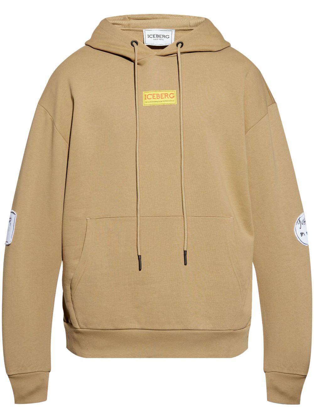 Iceberg drawstring hoodie - Neutrals