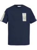 Iceberg logo-patches T-shirt - Blue