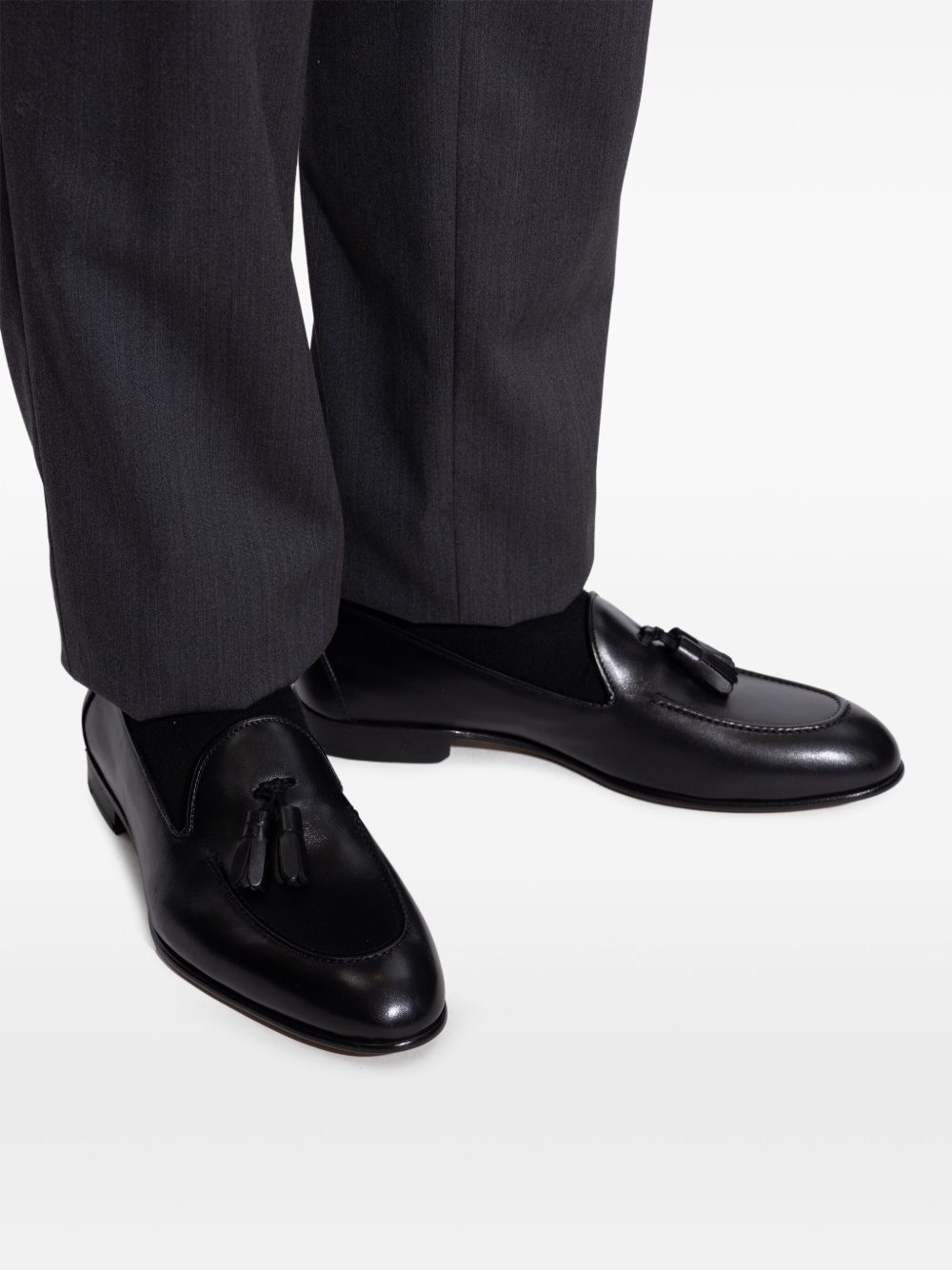 Brioni Loafers met kwastjes Zwart