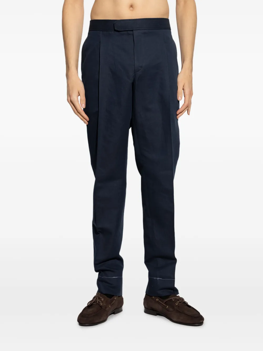 Brioni Plooibroek Blauw