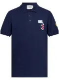 Iceberg cartoon-print polo shirt - Blue