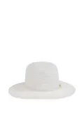 Melissa Odabash woven fedora hat - White