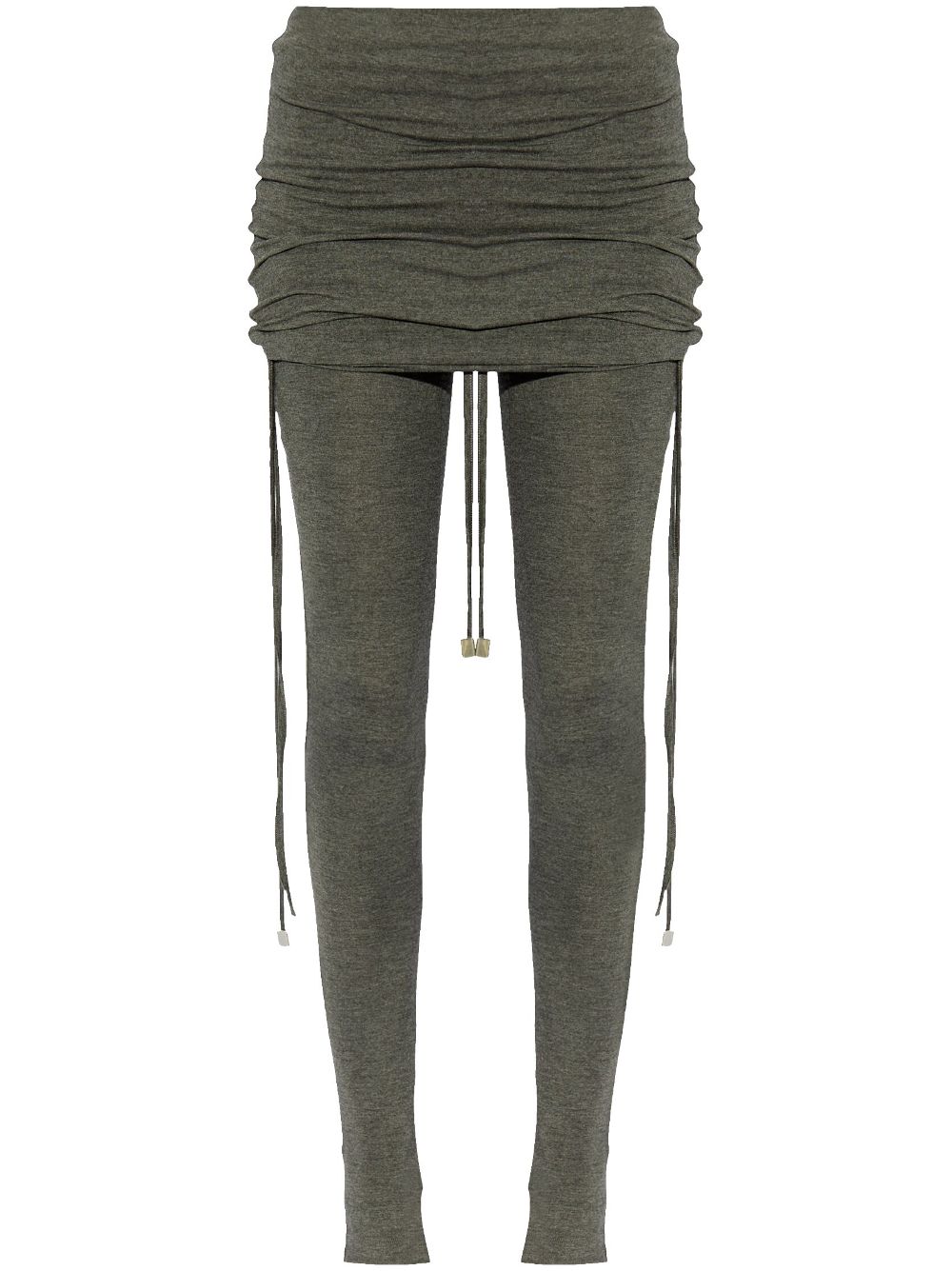 The Attico layered leggings - Grey