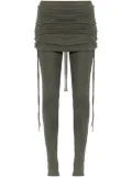 The Attico layered leggings - Grey