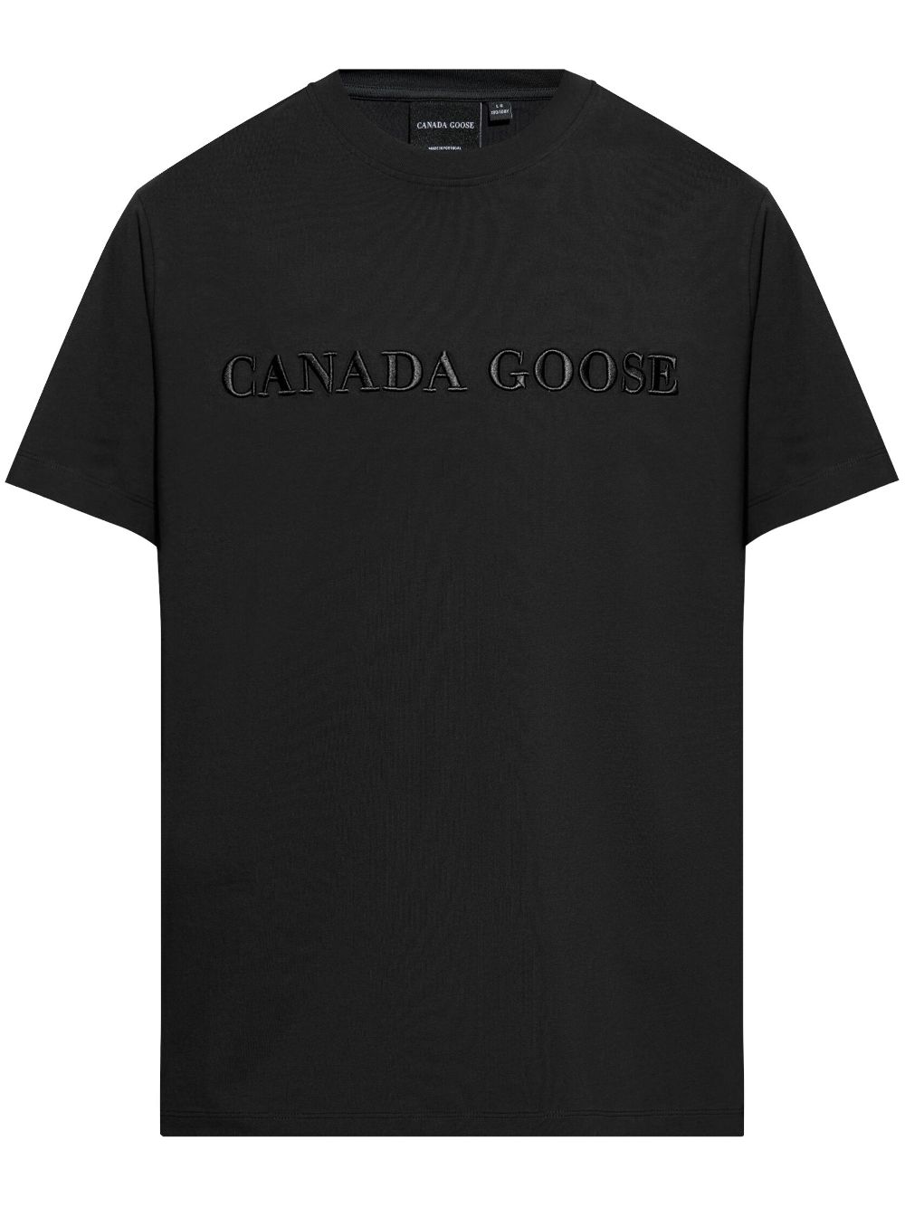 Canada Goose logo-embroidered T-shirt - Black